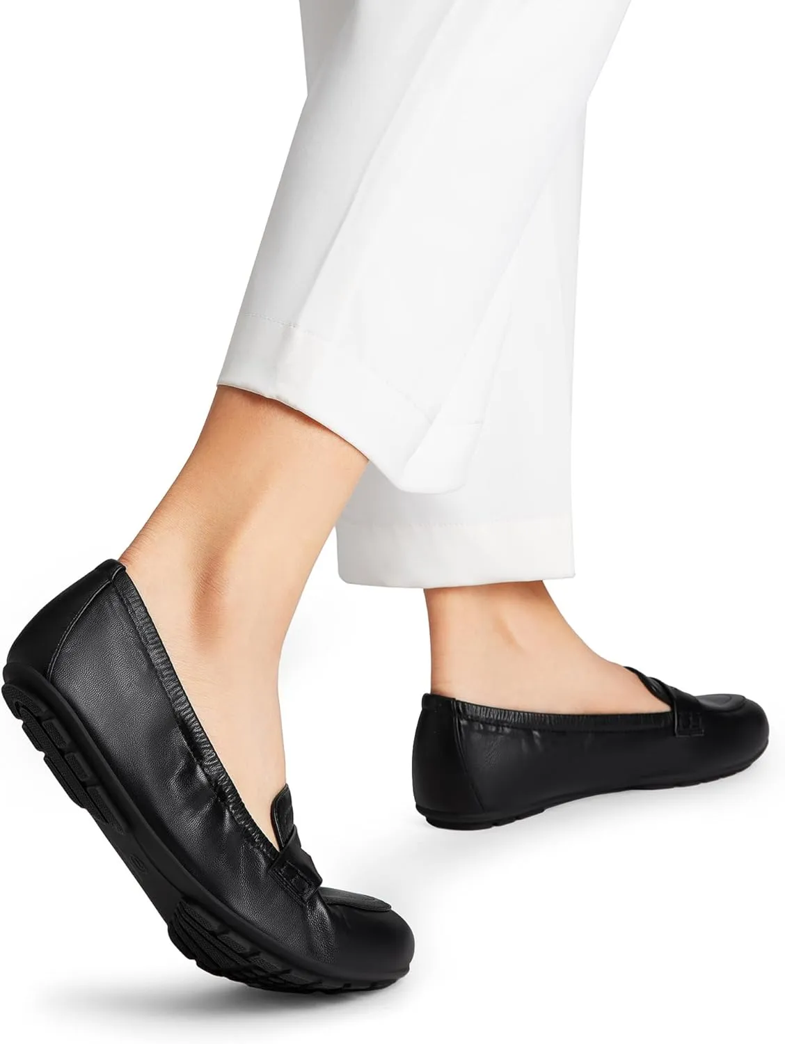 PAIRS Womens Loafers Foldable Ballet Loafer fray ethic Flats for Women Round Toe Comfortable Light Weight Casual Slip-On Dress Shoes DREAM 