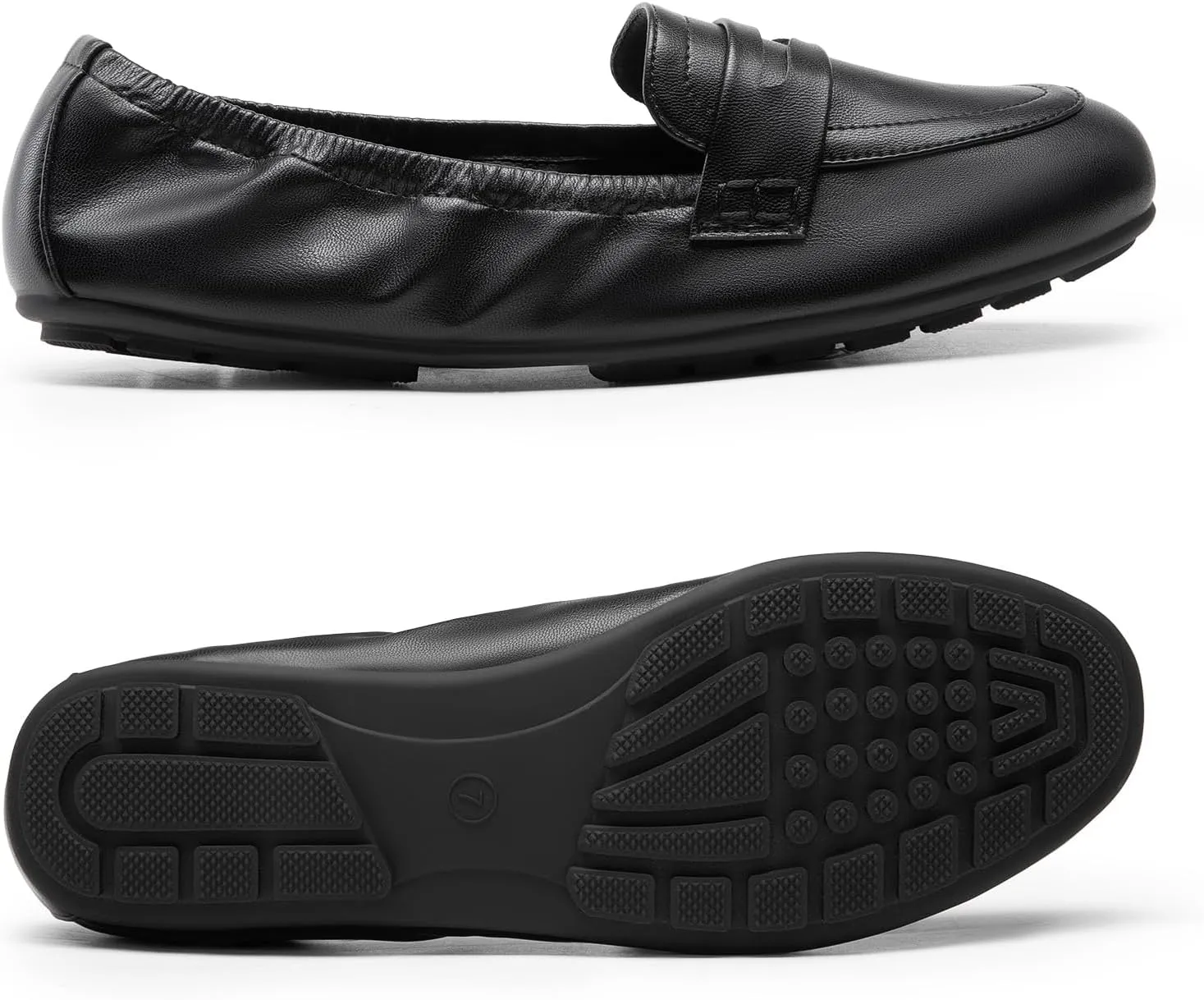 PAIRS Womens Loafers Foldable Ballet Loafer fray ethic Flats for Women Round Toe Comfortable Light Weight Casual Slip-On Dress Shoes DREAM 