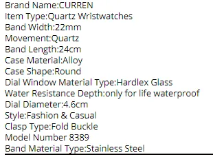 PANACEA WATCH I 551317