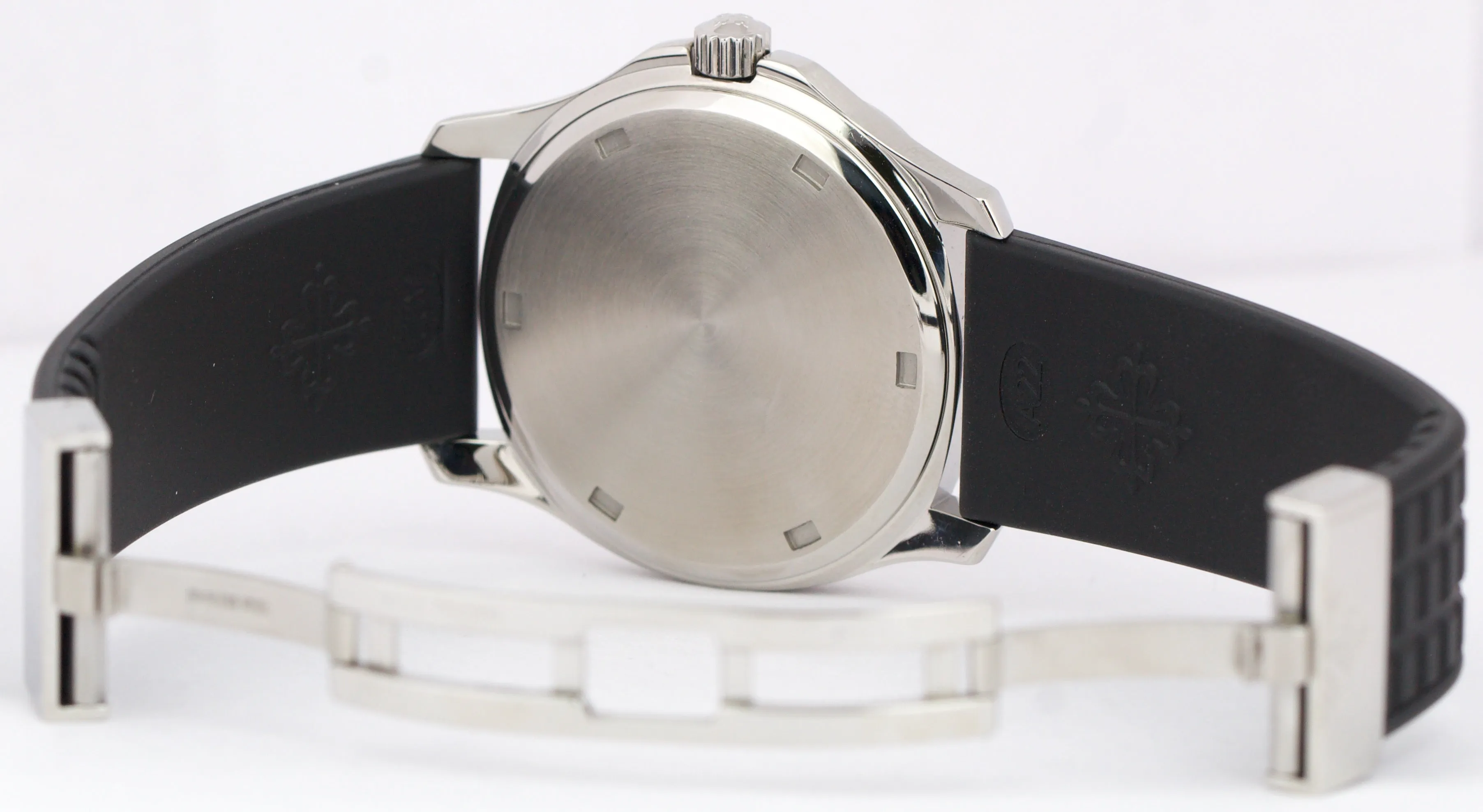 Patek Philippe Aquanaut Stainless Steel Black 36mm Rubber Quartz 5064A-001 Watch