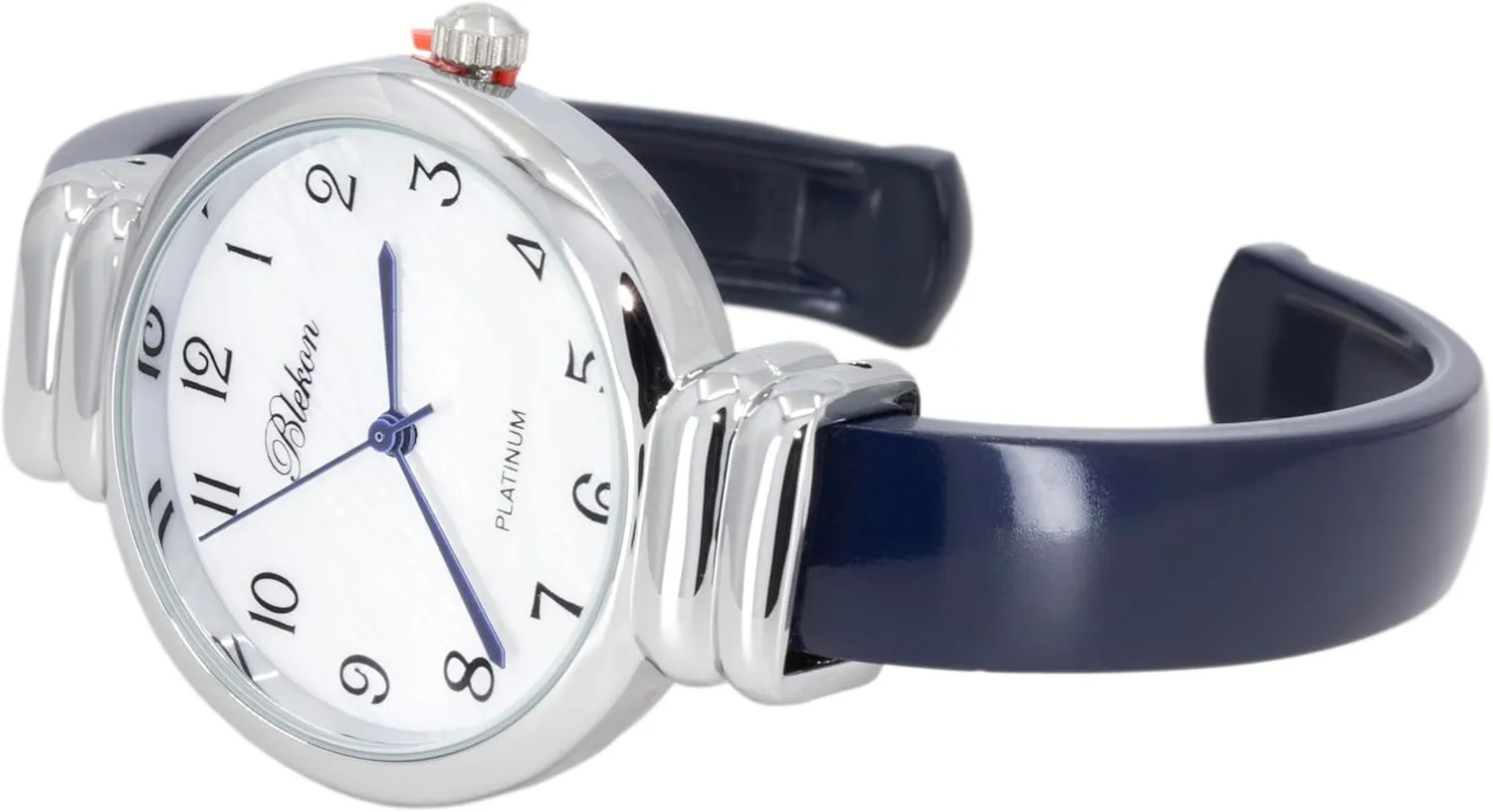 Pearl Cuff Bracelet Watch for Women with 31mm case Japanese Quartz Movement Metal hinged Bangle Style Cuff Wrist Watch pole marvelous fume magma pollinate rehearse for Ladies?? Blekon Original Mother of 