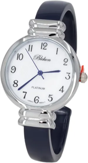 Pearl Cuff Bracelet Watch for Women with 31mm case Japanese Quartz Movement Metal hinged Bangle Style Cuff Wrist Watch pole marvelous fume magma pollinate rehearse for Ladies?? Blekon Original Mother of 
