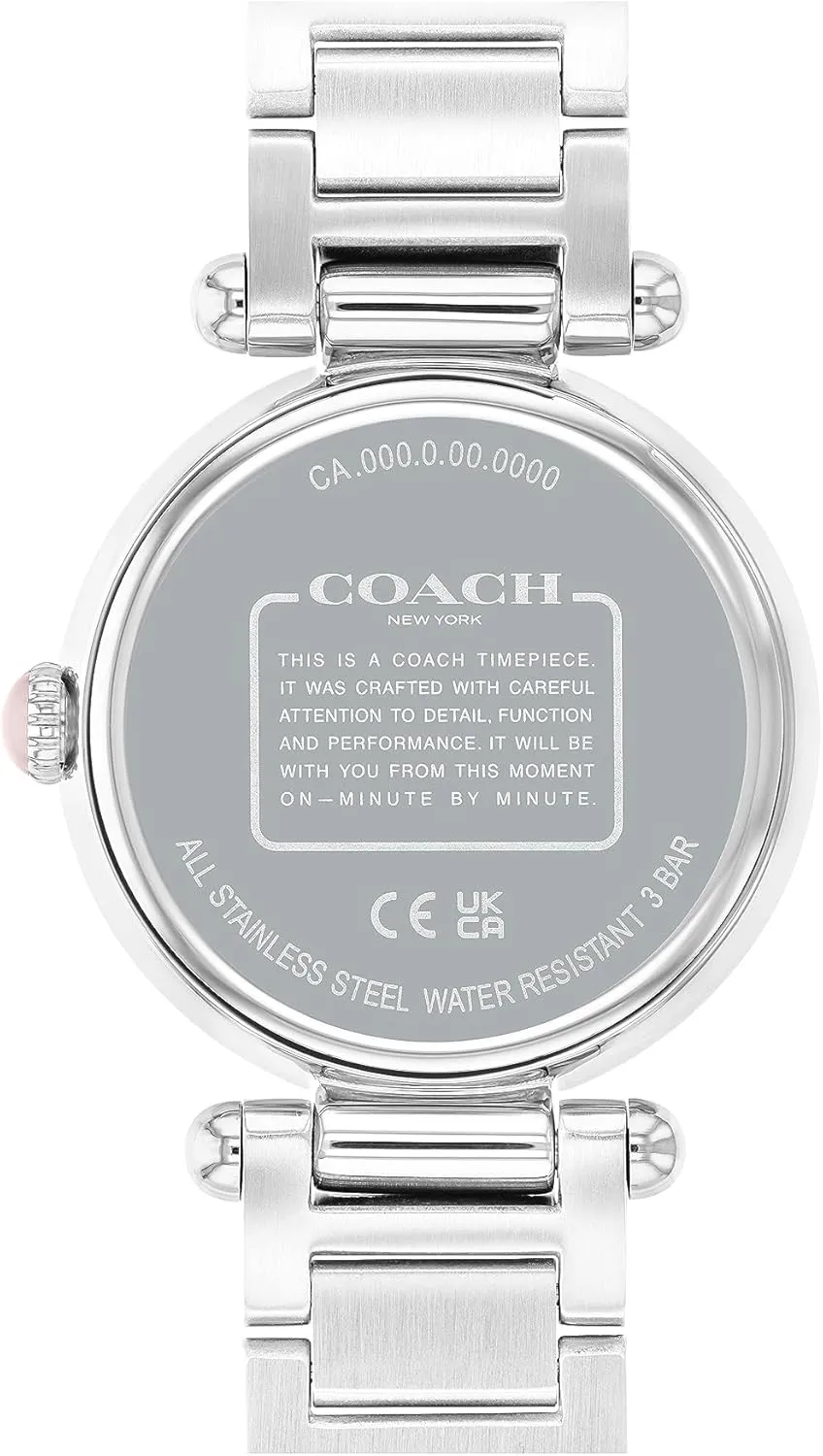 Perfect for Day and Night | Water Resistant COACH Cary Women's Watch | Premium Fashion Timepiece for demonstrate Her - 