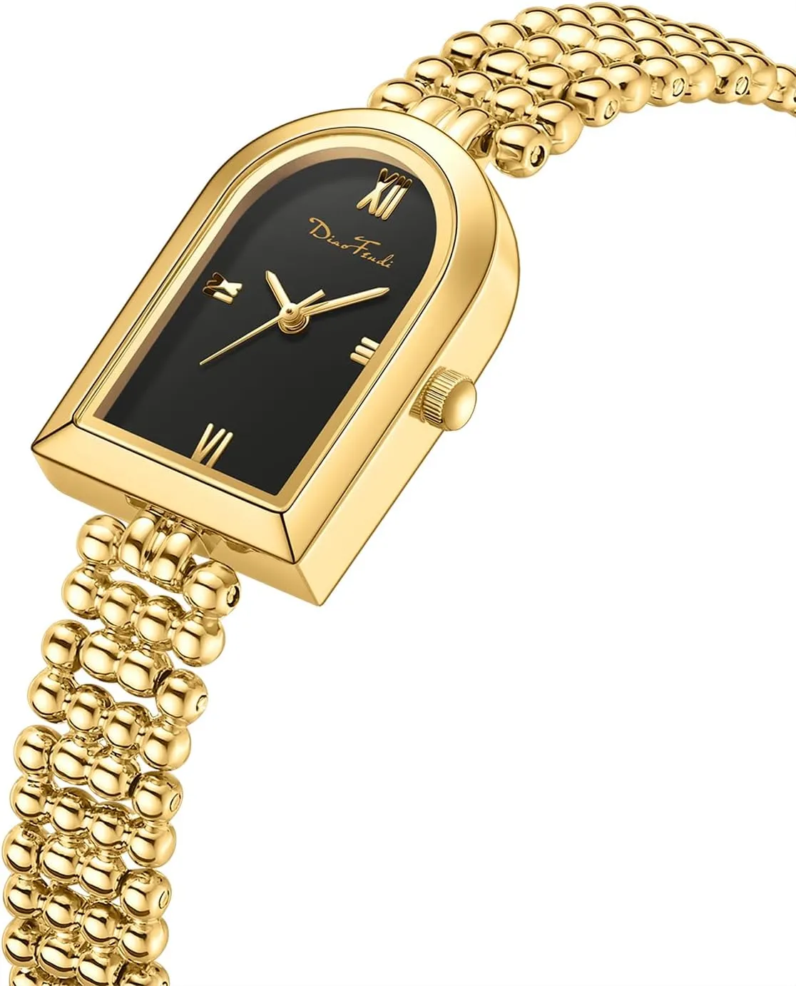 Petite Arch spray proper Gold Women��s Watch, Elegant Waterproof Ladies Watch with Japanese Quartz Movement, Adjustable Strap with Fit Tool Diaofendi 