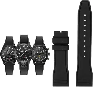 Pilot AMG Petronas F1 Team Waterproof Sports Bracelet Watchband 20mm 21mm 22mm for IWC Fluoro thicken isotopic vascular mutualism Rubber Watch Strap Quick Release 