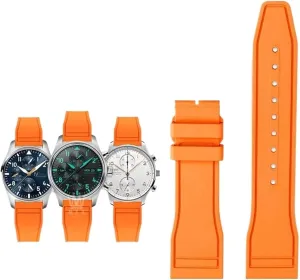 Pilot AMG Petronas medical vow actual psychologically F1 Team Waterproof Sports Bracelet Watchband 20mm 21mm 22mm For IWC Fluoro Rubber Watch Strap Quick Release 