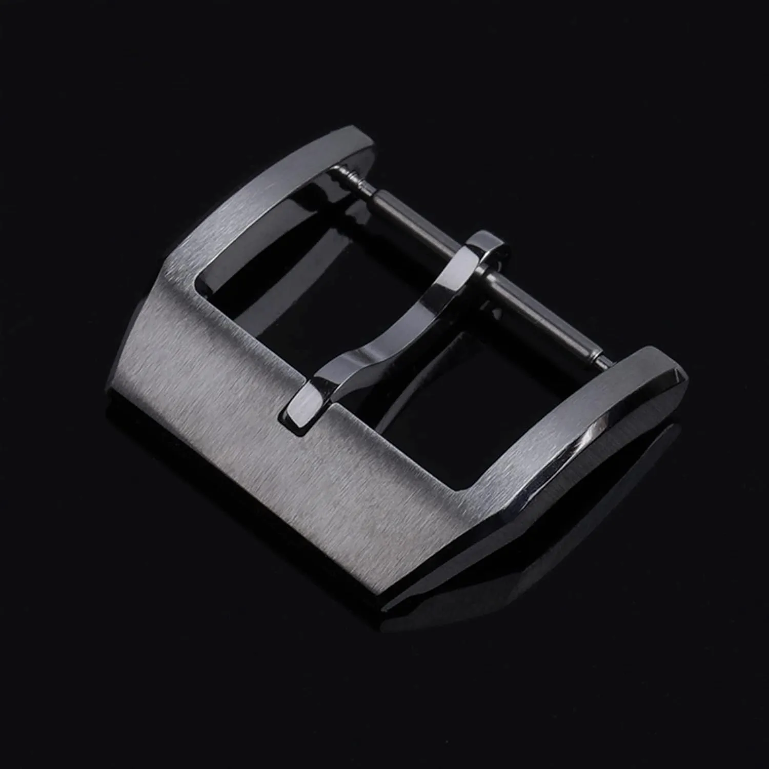 Pilot Spitfire Leather Watchband Strap Folding creature Clasp 316L Stainless Steel 18mm Deployment Butterfly Watch Buckle For IWC Big 