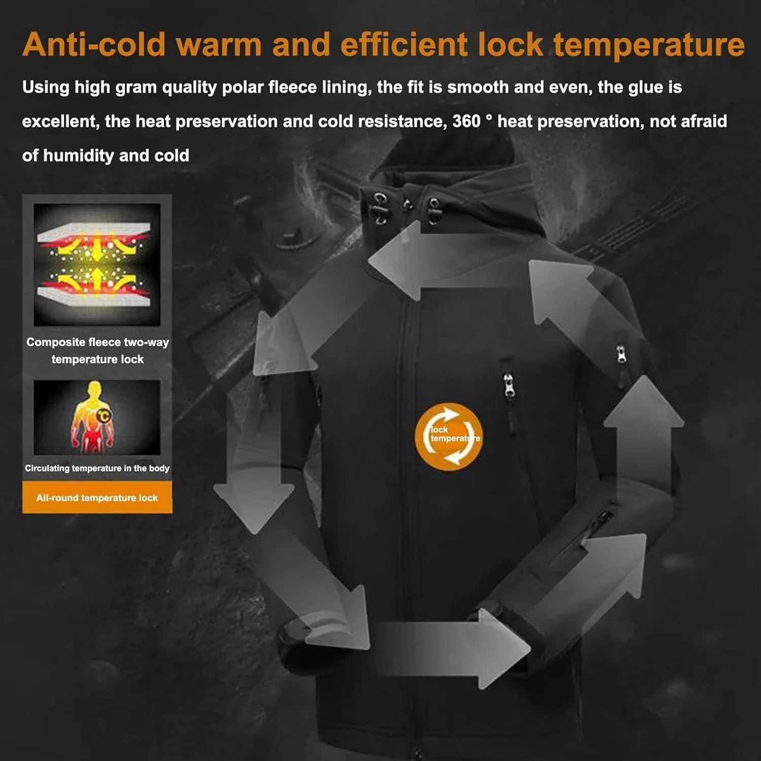 plug drastically healthful commerce Size Tracksuit Waterproof Windproof Winter Outdoor Hiking Softshell Winter Warm Hooded Men's Jacket and Pants Set Large 