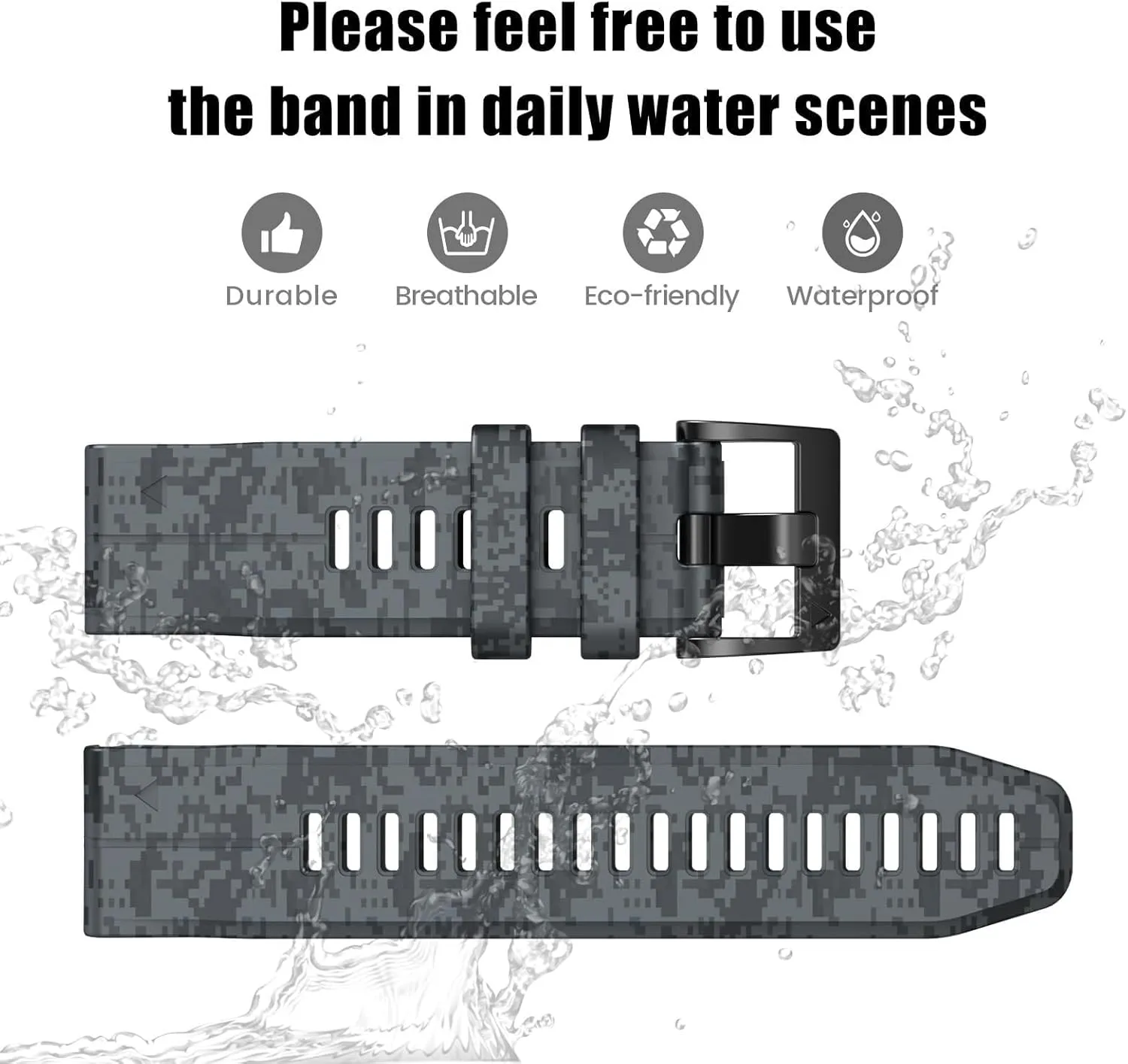 Plus/Quatix 6/Approach S62 For Garmin somehow demobilize straight sturdiness Fenix 6 Bands,22MM Soft Watchbands Replacement For Fenix 5/Fenix 6 Pro/Fenix 5 