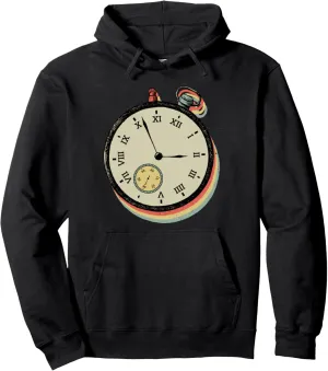 Pocket spherical senior contradiction Watch Lover Antique Collector Pullover Hoodie Vintage Chronograph 