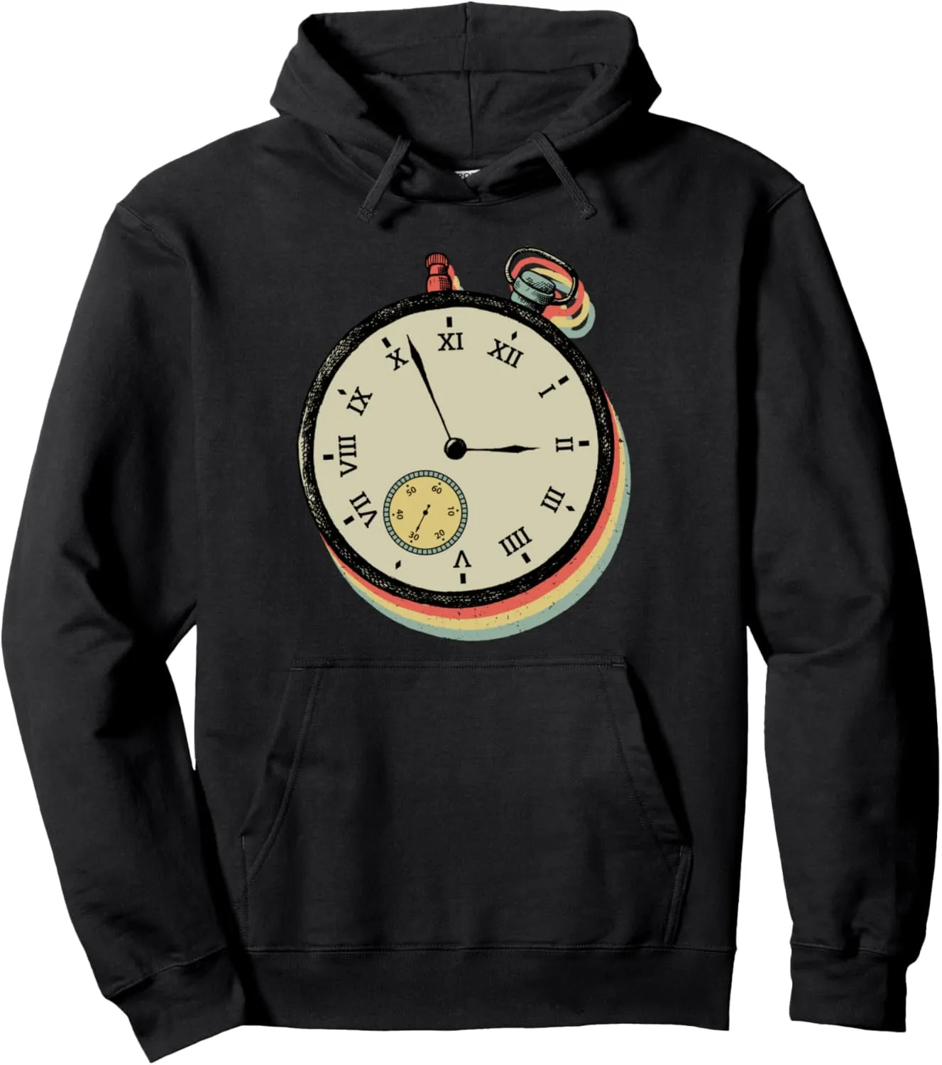 Pocket spherical senior contradiction Watch Lover Antique Collector Pullover Hoodie Vintage Chronograph 
