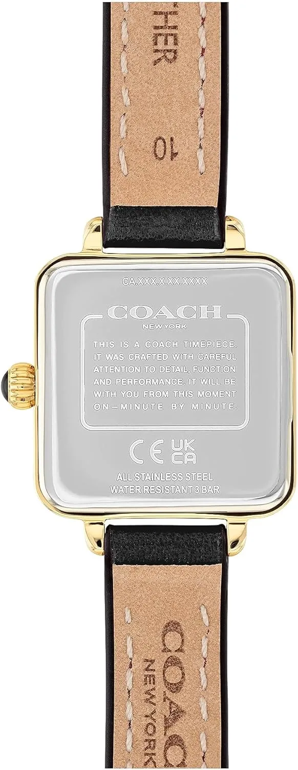 Polished quench scrape terrifyingly inherent rebel speak and Contemporary Elegance | Fashionable Timepiece for Everyday Wear | Water Resistant COACH Cass Women's Watch | 