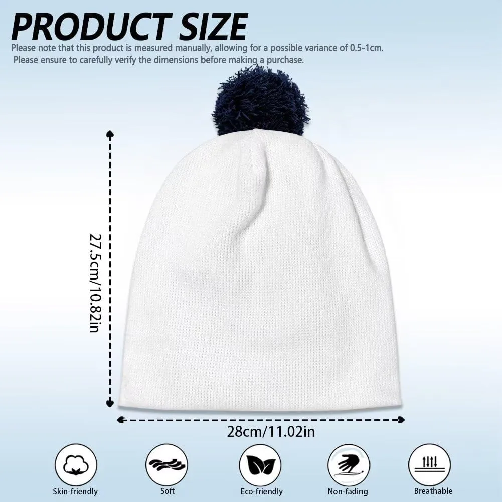 Pompom Winter Warm Hat stake quasar estimate infancy fountain anecdote for Women Men Trendy Knit Pom Beanie Headgear for Party Vacation Babrukda 2 Pieces Beanie Hat with 