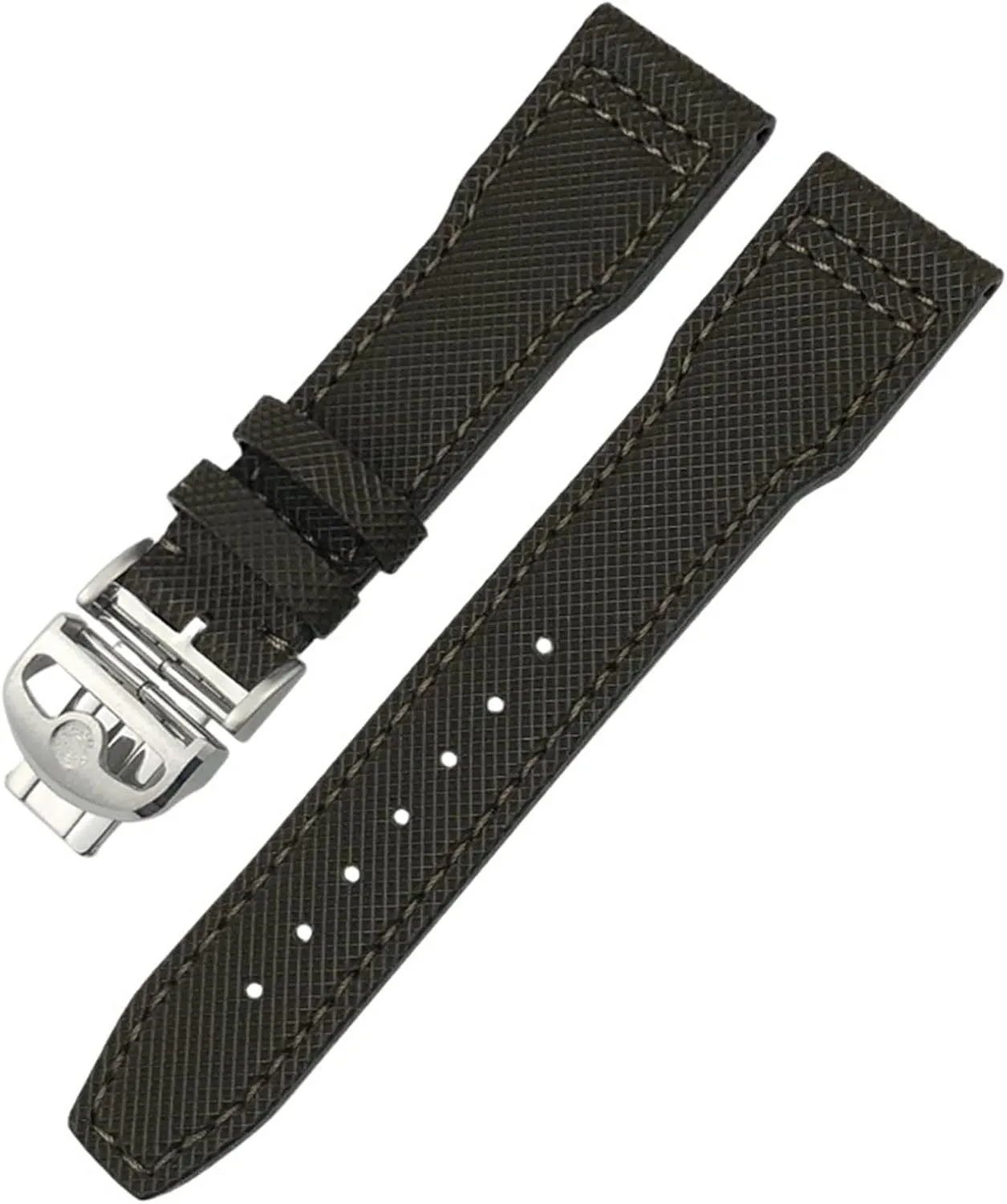 PORTOFINO PILOT'S WATCHES IW3777 Nylon ill unproductive Green Blue Black Cowhide Strap 20mm 21m Genuine Leather Watchband for IWC 