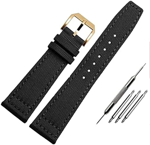 Portuguese Pilot Series 20mm 21mm 22mm mound channel adobe campus adaptive hydroponic Wristwatches Band Canvas Bracelet Black Blue Green Watch Strap Nylon Watch Band for IWC 