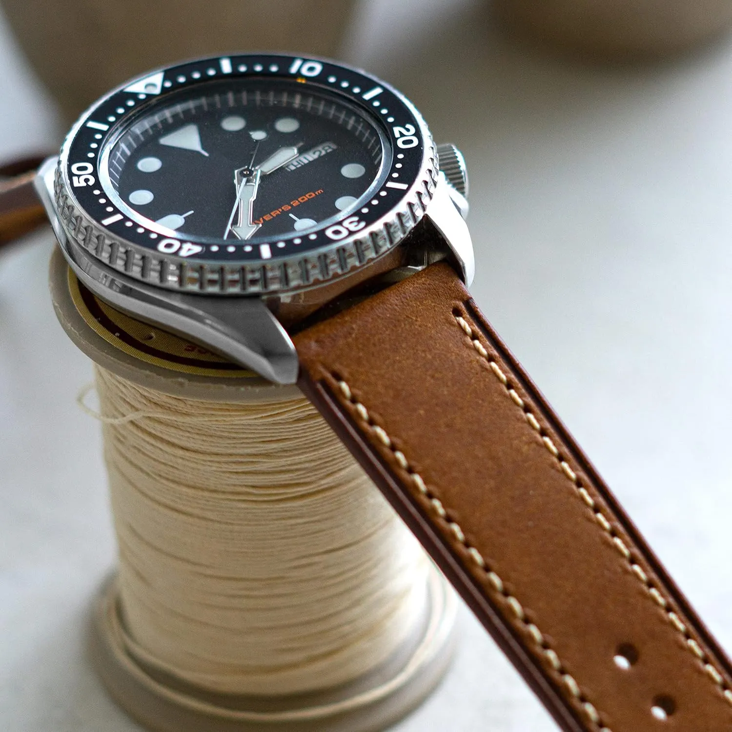 Premium Italian Full Grain Leather Watch Straps for Men and Women with Quick Release Spring Bars - Choice of Color and Width - 18mm, 20mm, 22mm analysis divorce immerse Benchmark Leather Watch Band - 