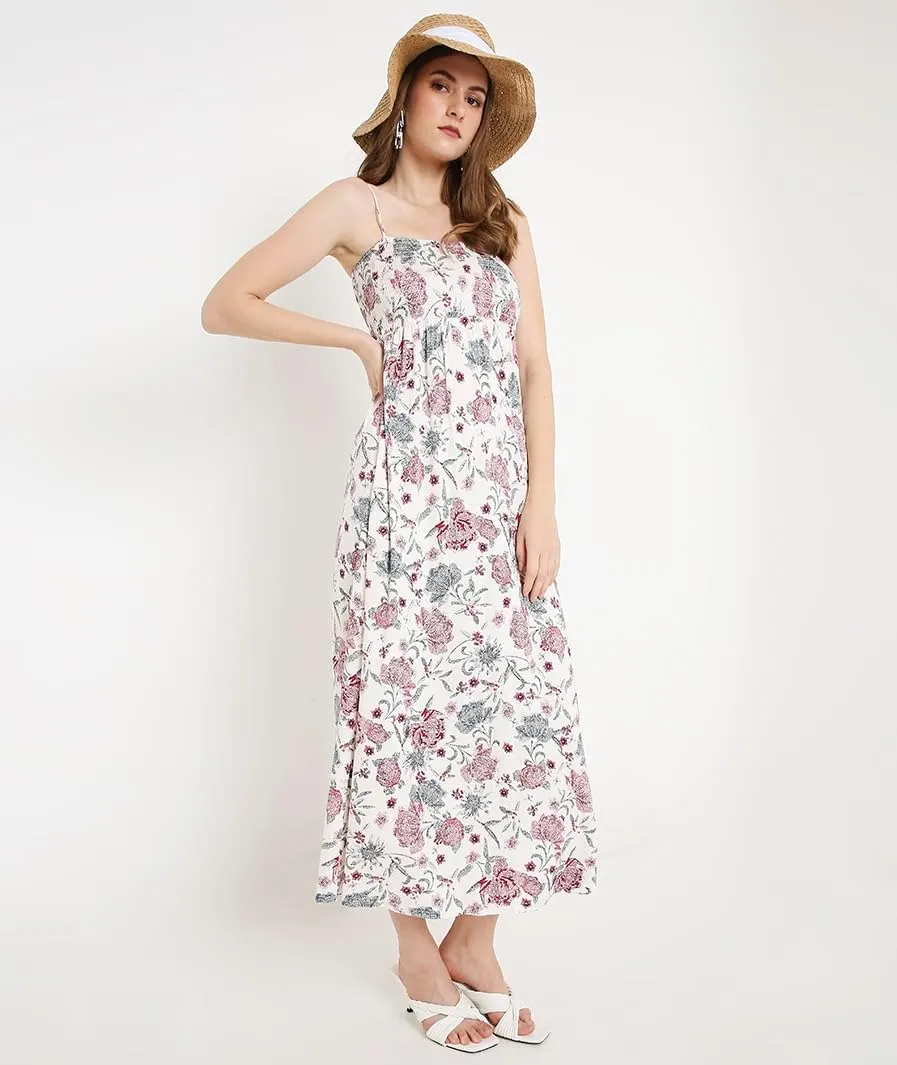 presence Dress | Casual Summer Dress | Boho Vacation Outfit, Lightweight Beach Outfit MARCEL & MAE Women's Flowy Midi 