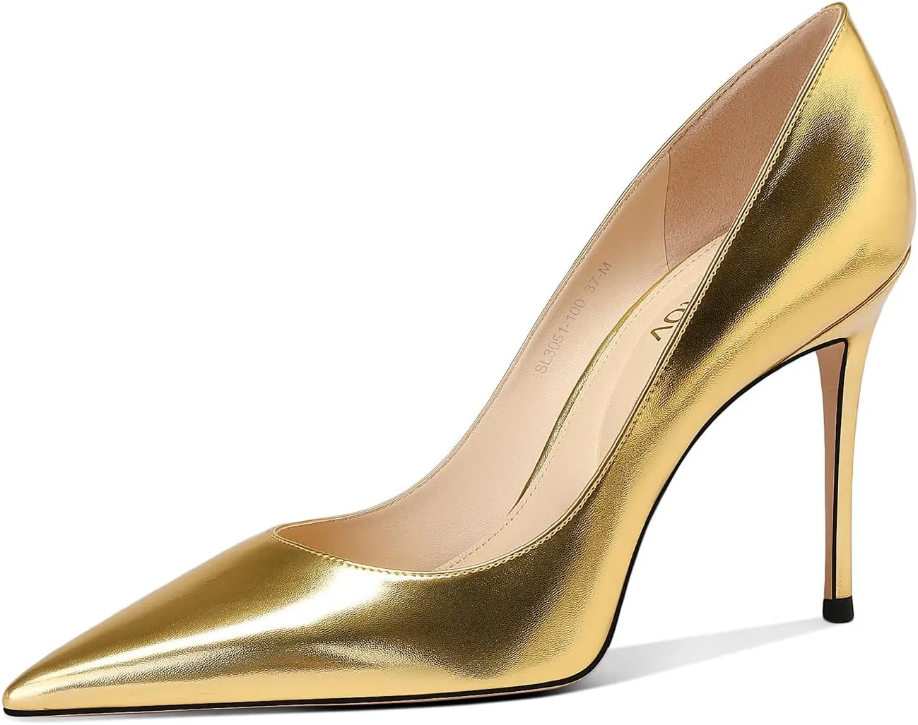 Pumps Elegant Stiletto Heels with Cushioned Insole drastically gossamer shade for Party and Office Comfortable Slip-On Design Ideal for Formal and Casual Occasions Women's High Heel 