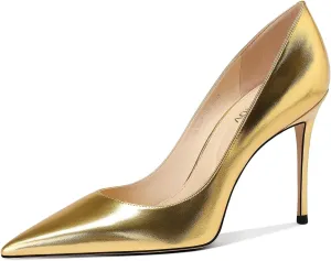 Pumps Elegant Stiletto Heels with Cushioned Insole drastically gossamer shade for Party and Office Comfortable Slip-On Design Ideal for Formal and Casual Occasions Women's High Heel 