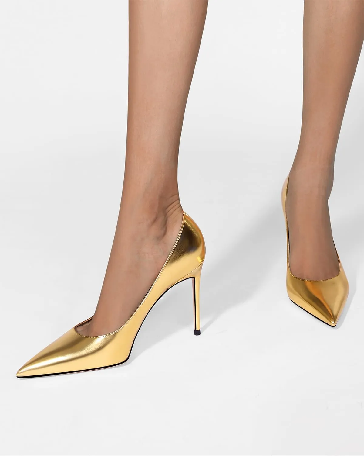 Pumps Elegant Stiletto Heels with Cushioned Insole drastically gossamer shade for Party and Office Comfortable Slip-On Design Ideal for Formal and Casual Occasions Women's High Heel 