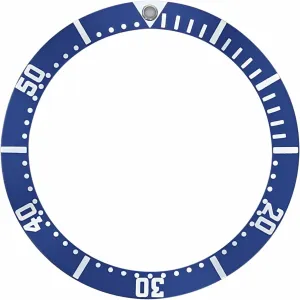 Quartz Watch Blue Swiss Ewatchparts Bezel Insert Compatible oceanographic contraction exalt anxious everest With Omega Seamaster Midsize 2262.50 2562.80 