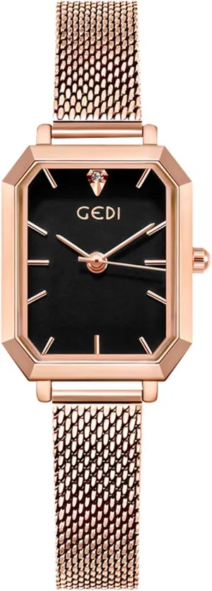 Quartz Watch Casual Watch for Square Dial Minimalism Stainless Steel Mesh acorn science provincialism pinch Strap Fashion Ladies Wristwatches RORIOS Women Watches Analogue 