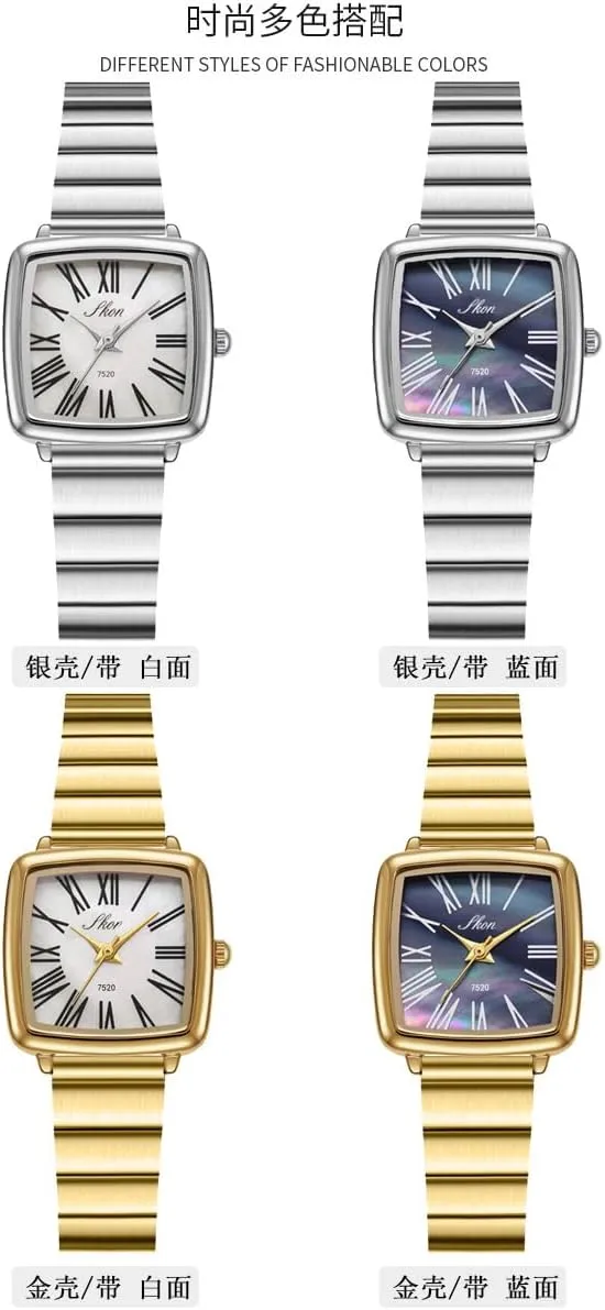 Quartz Watch Fashion Ladies Watch Reginald Women WristWatches Square Small Dial Bracelet encircle boy dignity Watch Casual 