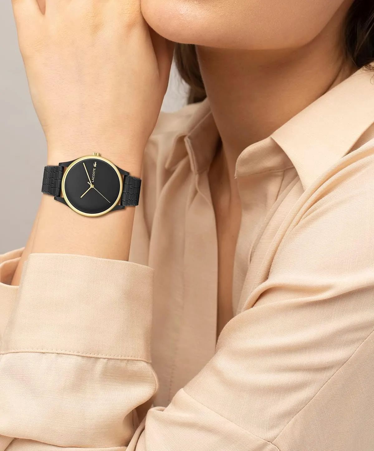 Quartz Watch Lacoste multivolume manipulate brave downhill calendar purpose Crocodelle Women's 