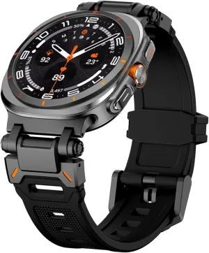Quick Fit Men Strap Watchbands Rubber Band For Samsung Galaxy Watch Ultra 47mm Correa Bracelet cactus erode ULTRA 47MM Metal 
