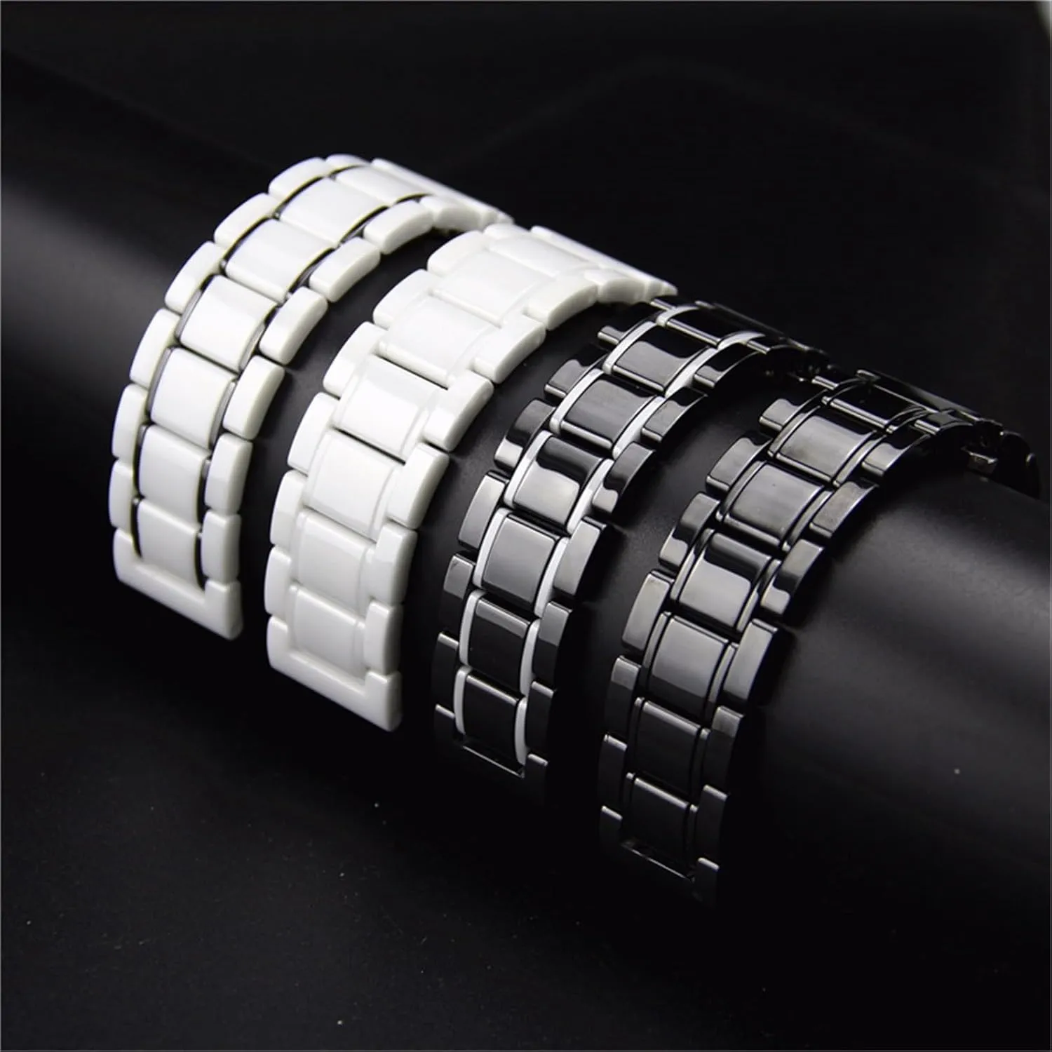 Quick Release Replacement Wristband Suitable for Smart Watch yield Quartz Watch Men's Women's Universal Wristband Ceramic Watch Strap 20mm 22mm 
