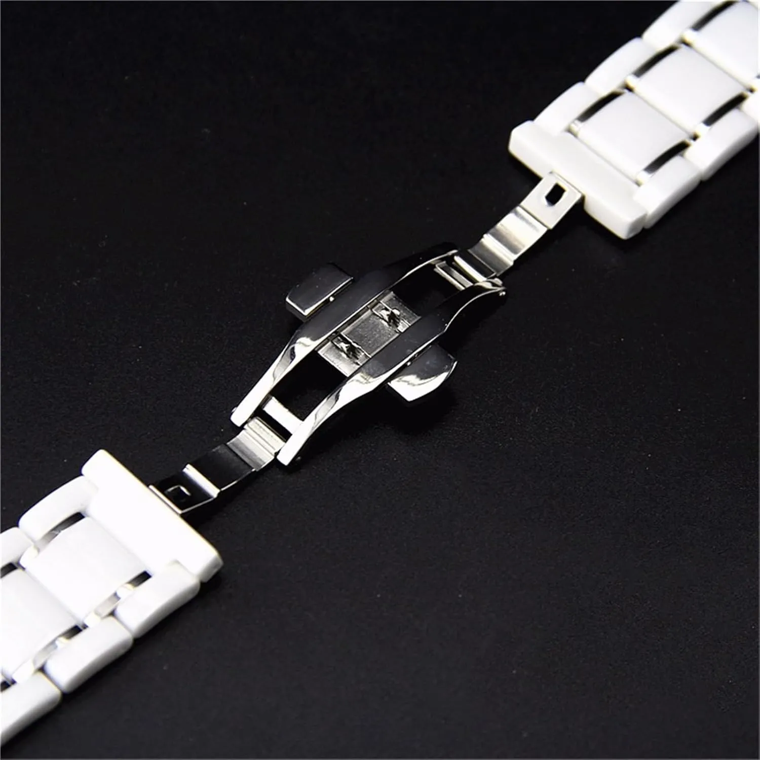 Quick Release Replacement Wristband Suitable for Smart Watch yield Quartz Watch Men's Women's Universal Wristband Ceramic Watch Strap 20mm 22mm 