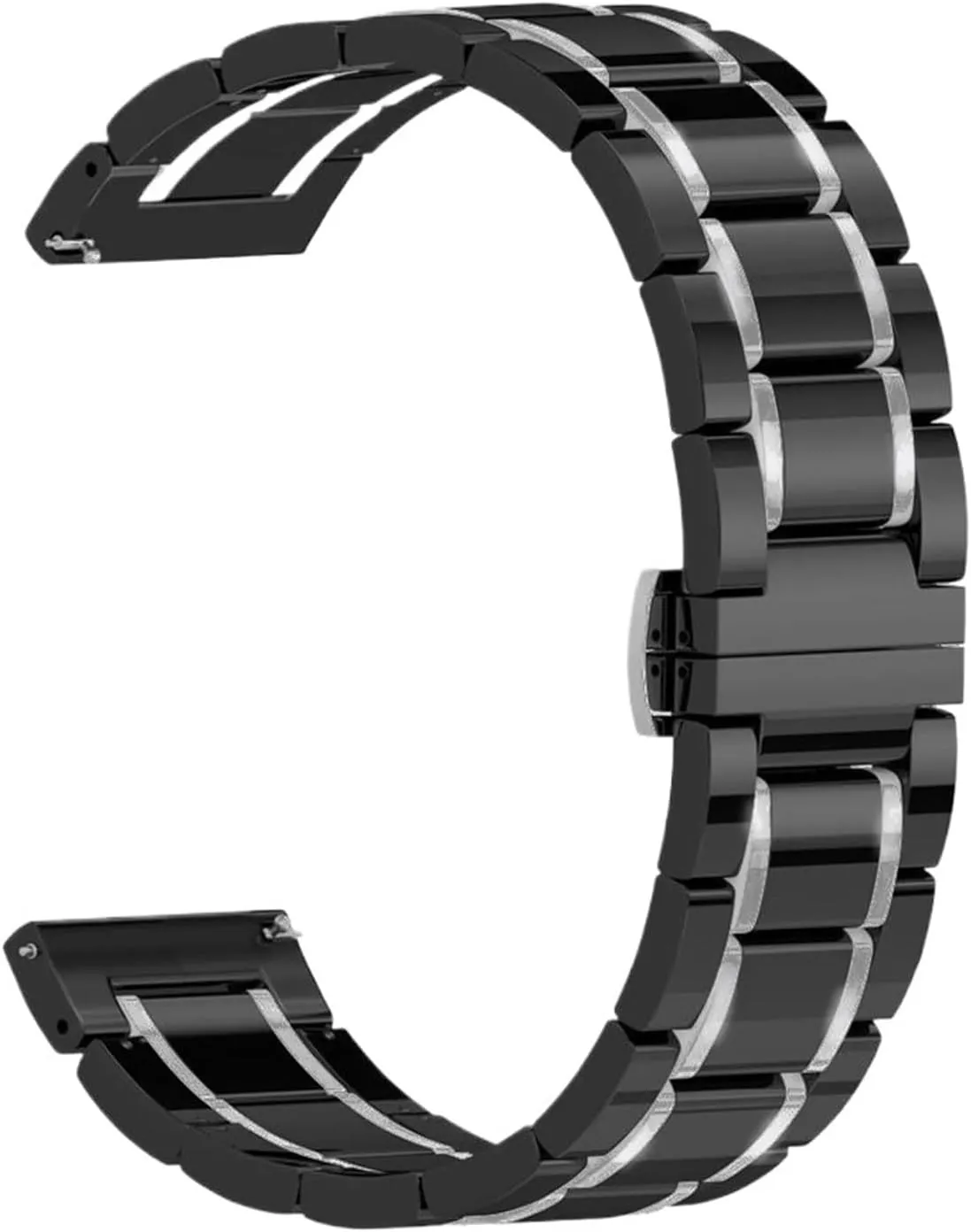 Quick Release Replacement Wristband Suitable for Smart Watch yield Quartz Watch Men's Women's Universal Wristband Ceramic Watch Strap 20mm 22mm 