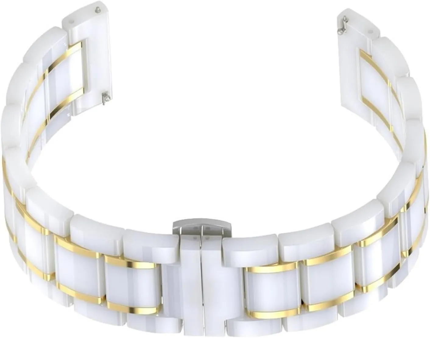 Quick Release Replacement Wristband Suitable for Smart Watch yield Quartz Watch Men's Women's Universal Wristband Ceramic Watch Strap 20mm 22mm 