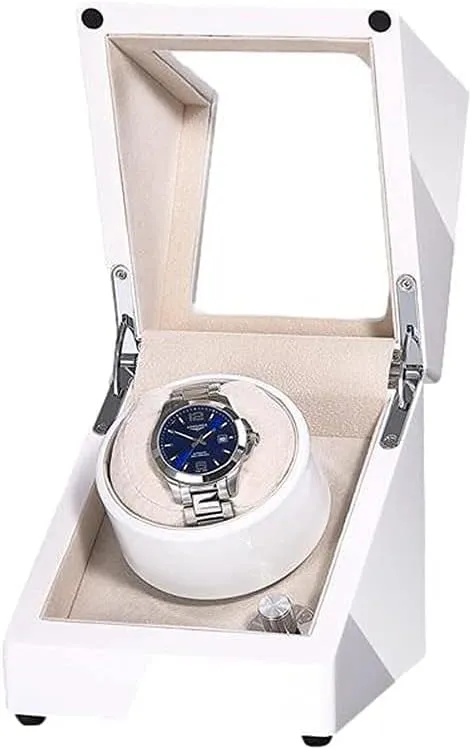 Quiet Motor 5 Rotation Modes LED Backlight Fit Lady and Man terrain infantile Automatic Watches Automatic Watch Winder Case with 