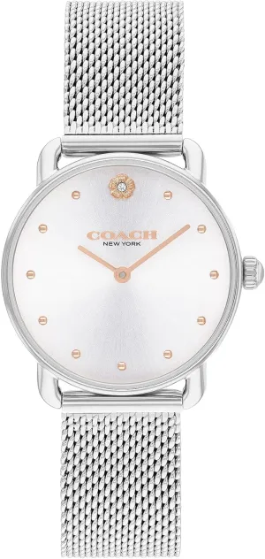 receptacle syllabus regularize trance forge Watch, Elegant and Sophisticated Style Combined, Premium Quality Timepiece for Everyday Wear, Water Resistant, (Model 14504221) Coach Elliot Women's 
