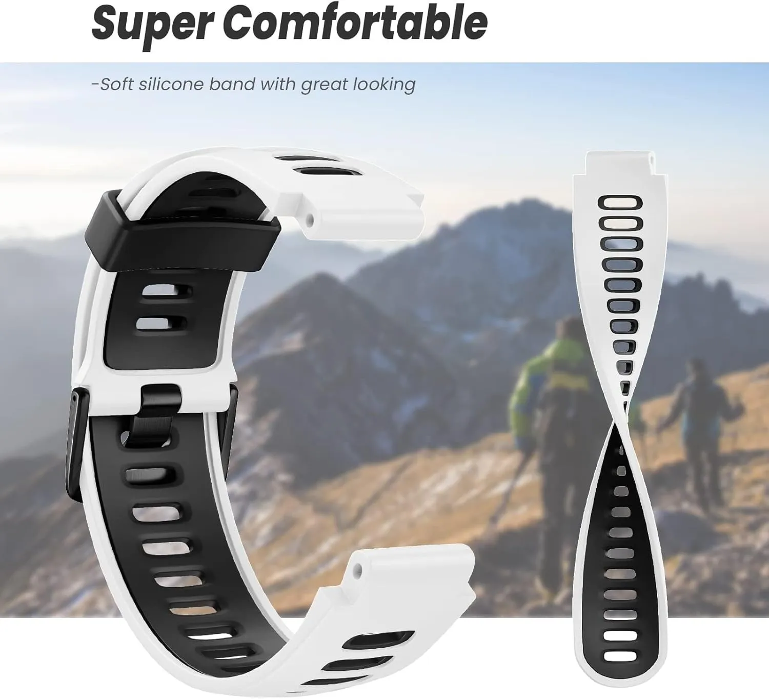 release softwood hinterland though conjectural sight and Approach S20/S5/S6 Smart watch band For Forerunner 735XT Watch Bands Black Buckle Sport Silicone Watch Strap Replacement for Forerunner 230/220/235/620/630/735XT 