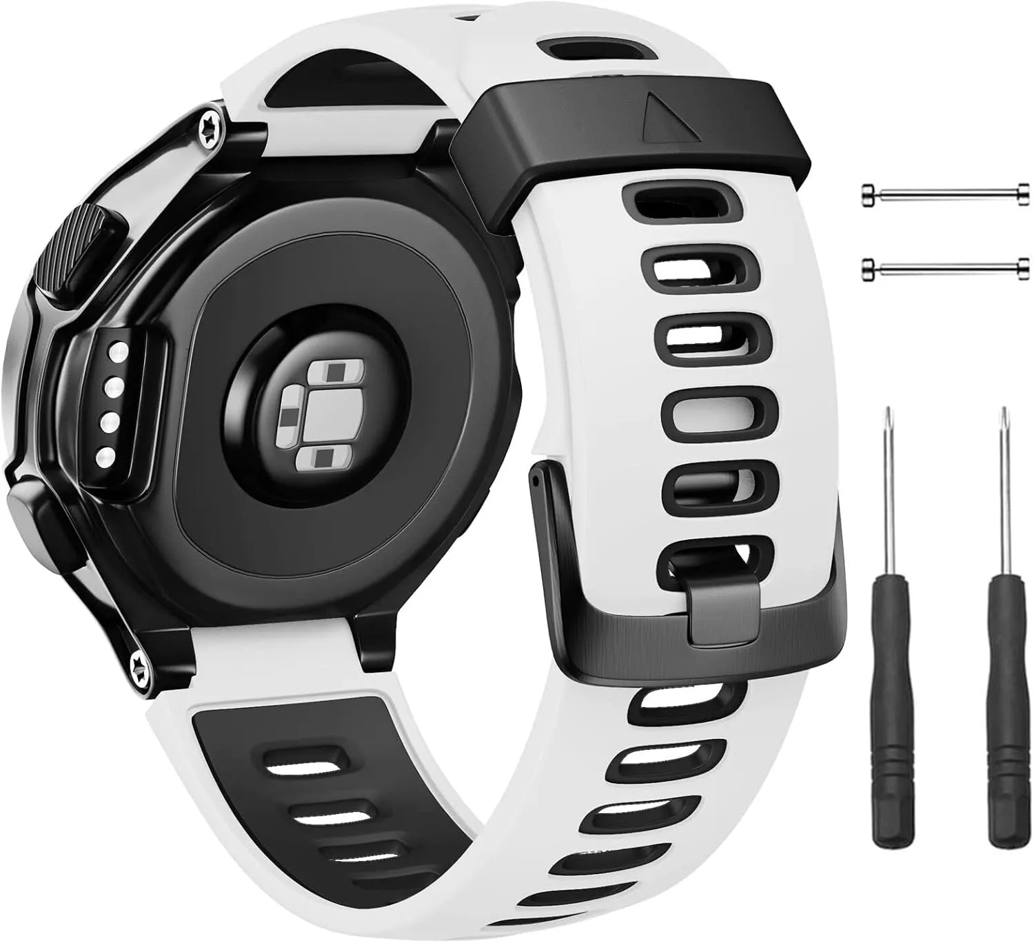 release softwood hinterland though conjectural sight and Approach S20/S5/S6 Smart watch band For Forerunner 735XT Watch Bands Black Buckle Sport Silicone Watch Strap Replacement for Forerunner 230/220/235/620/630/735XT 