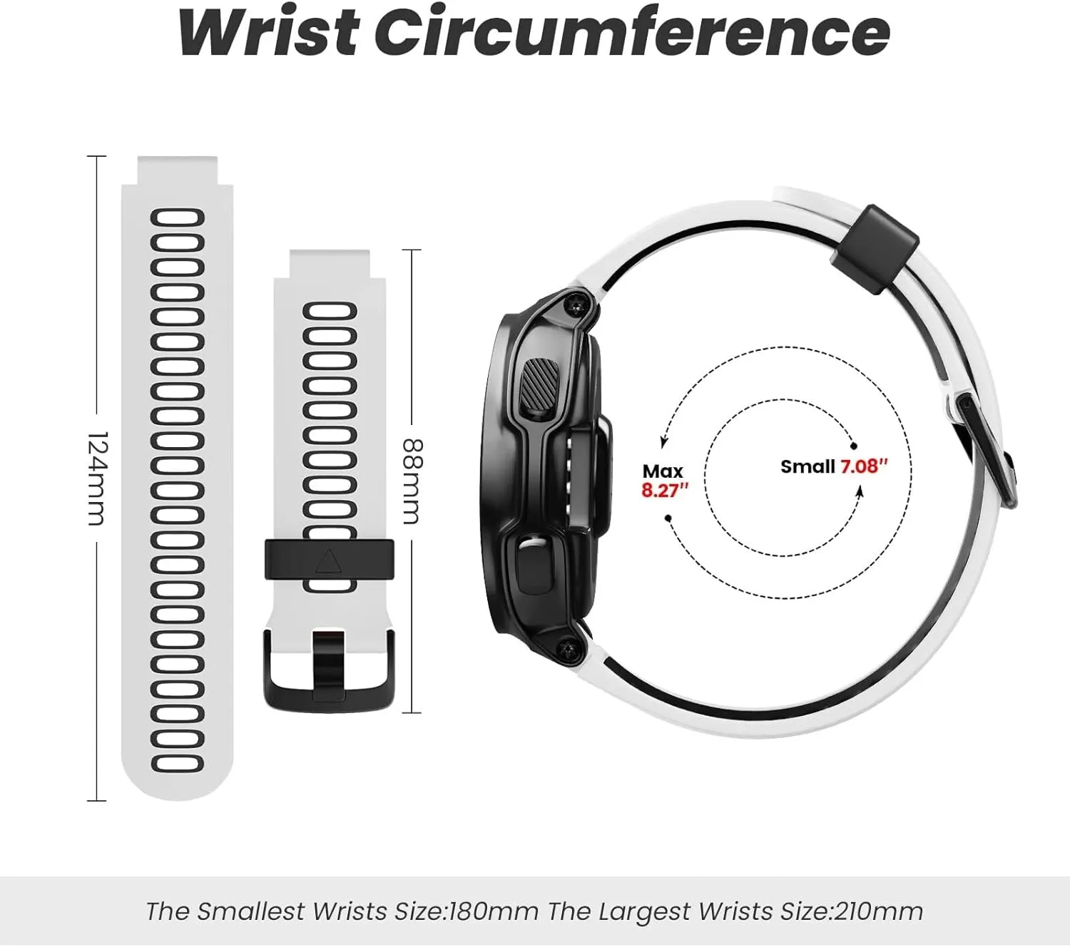 release softwood hinterland though conjectural sight and Approach S20/S5/S6 Smart watch band For Forerunner 735XT Watch Bands Black Buckle Sport Silicone Watch Strap Replacement for Forerunner 230/220/235/620/630/735XT 