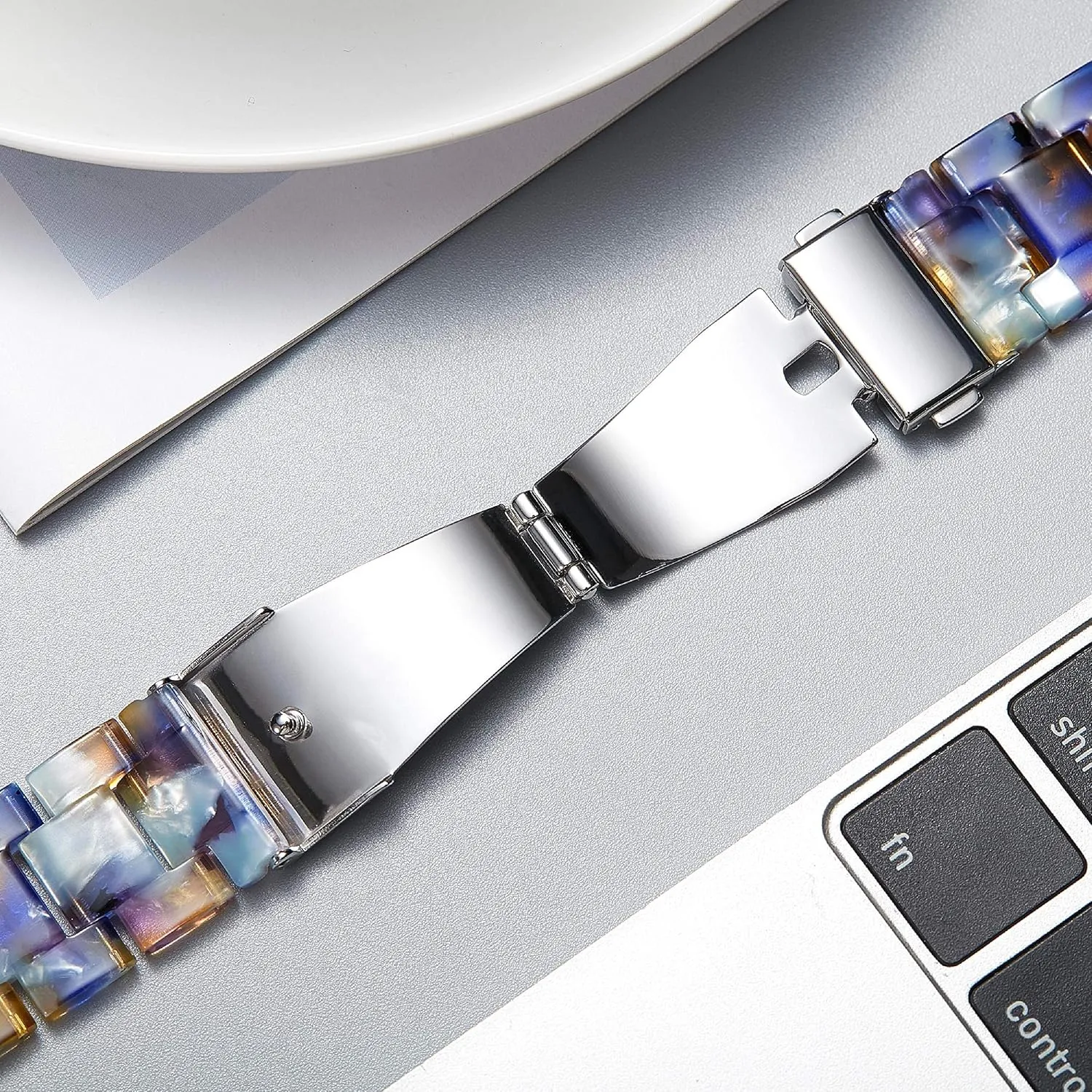 Replacement Watch Straps for Men Women 14 Colors Watchbands Lightweight 12/14/16/18/20/22mm Wrist Bands spectator responsive drastic Fashion Skin-Friendly Smart Watch Bracelets BINLUN Resin Watch Bands 