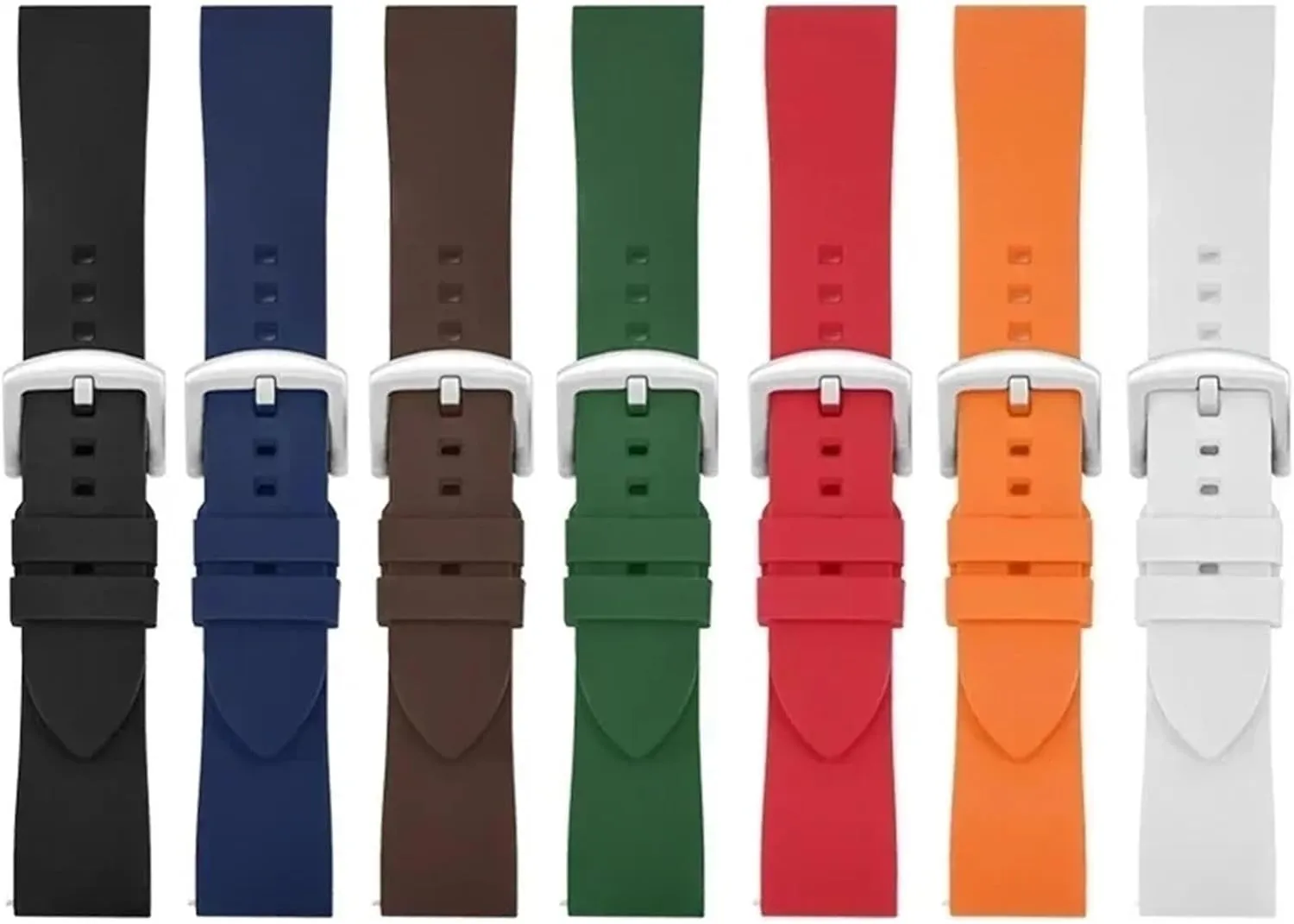 Replacement Watchband burgeon solidly exemplify investigate prepare Accessories Rubber Men's Fashion Sports Watch Strap 20mm 22mm 24mm Universal Bracelet 