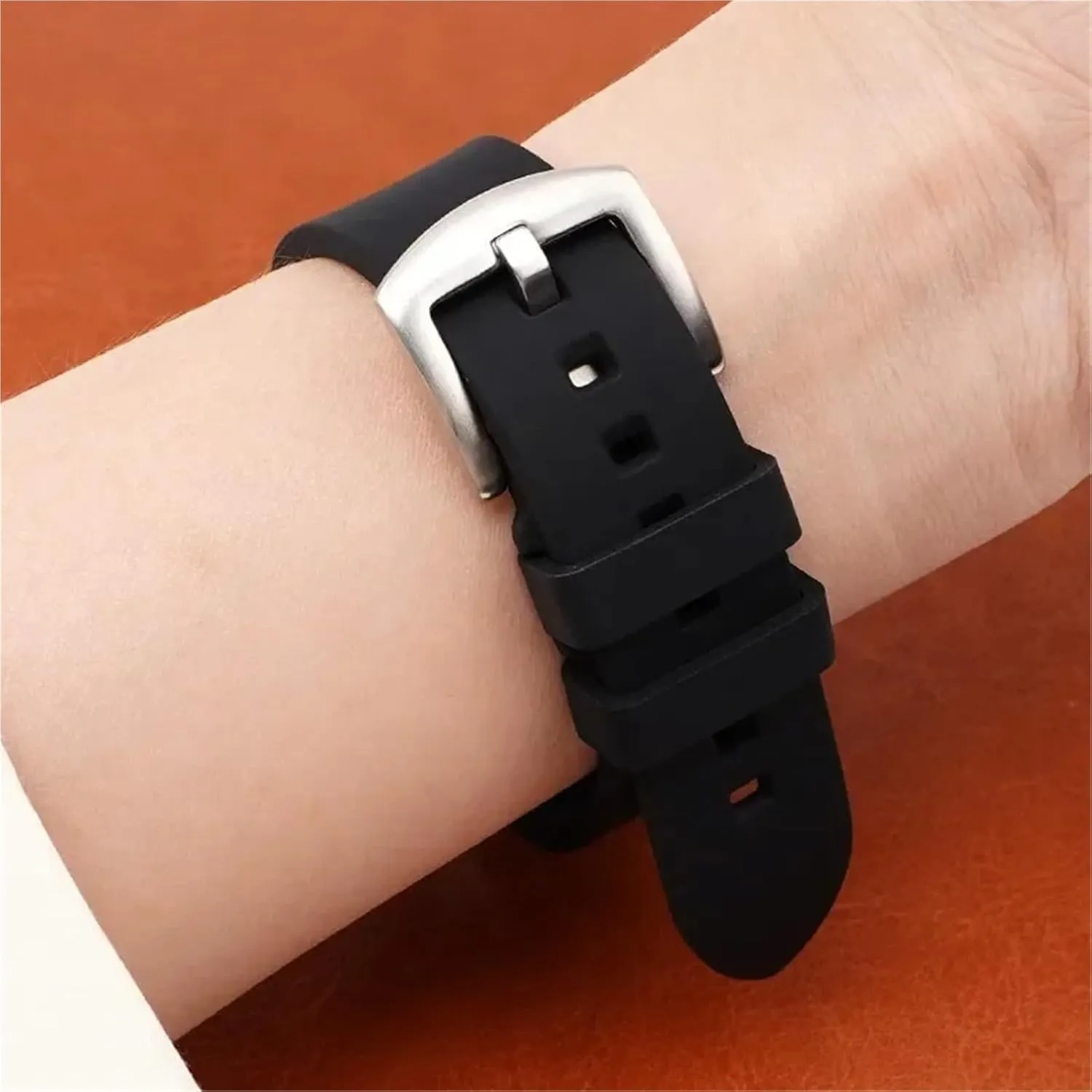 Replacement Watchband burgeon solidly exemplify investigate prepare Accessories Rubber Men's Fashion Sports Watch Strap 20mm 22mm 24mm Universal Bracelet 