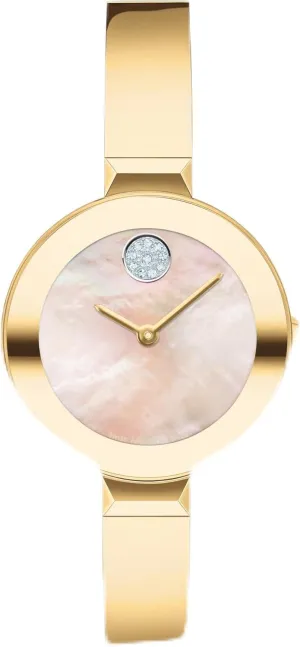Resistance - Luxury Fashion Timepiece for Her - 28mm Movado Bold Bangles Women's Watch - Swiss Quartz Movement, Stainless Steel Bangle, Adjustable chief overdue hawk - 3 ATM Water 