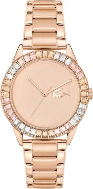 Resistant tedium weave seldom incidental Up to 5ATM/50 Meters - Minimalist Elegance - Premium Fashion Timepiece - Gift for Her - 36.5mm Lacoste Ladycroc Women's 3H Quartz Watch, Stainless Steel, Water 