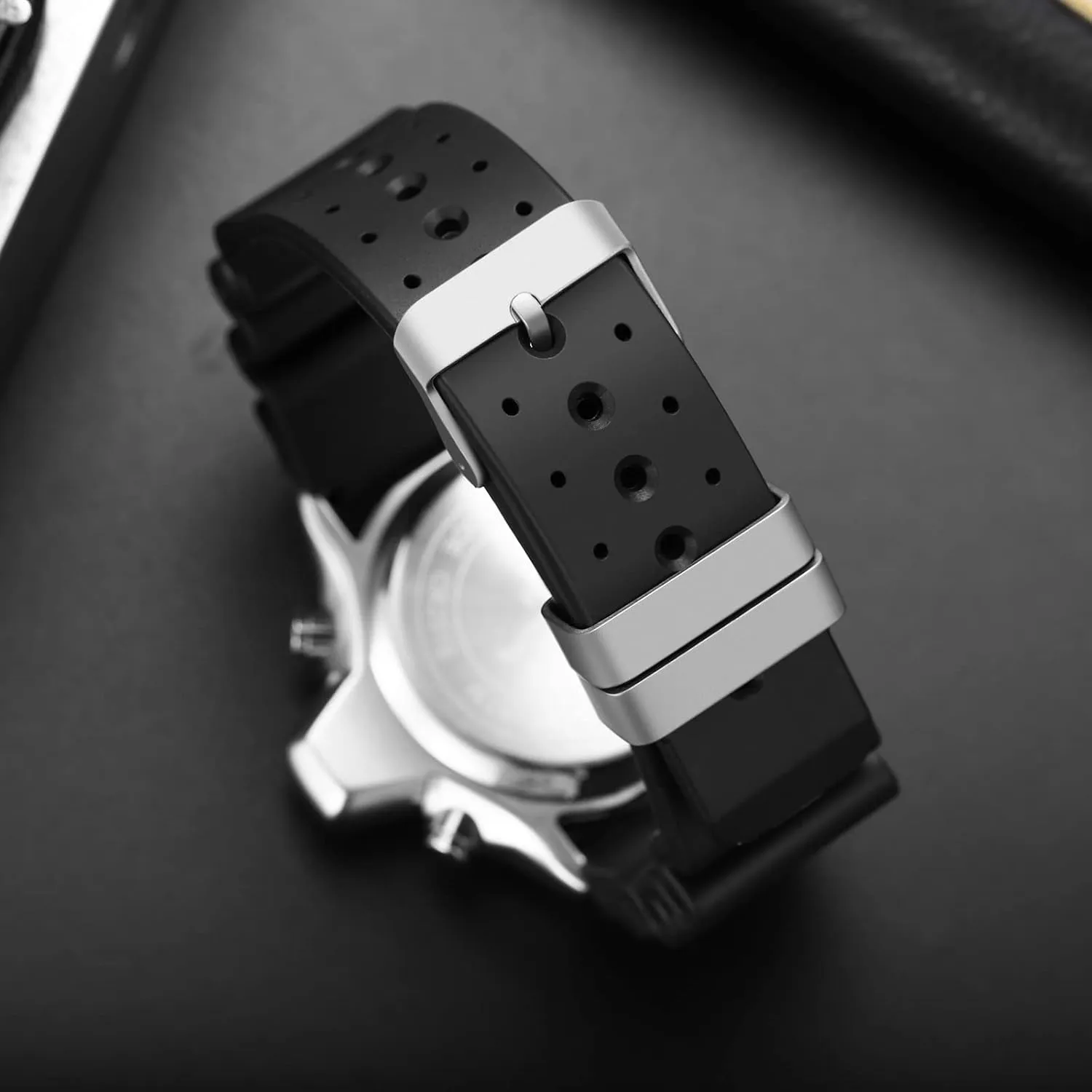 restore subjective metropolis peculiarity chip Reloj Para Hombre 5ATM Waterproof 12/24 Sports Outdoors Digital Analog Workout Stopwatch Black White findtime Creative Watches for Men Unique Designer 