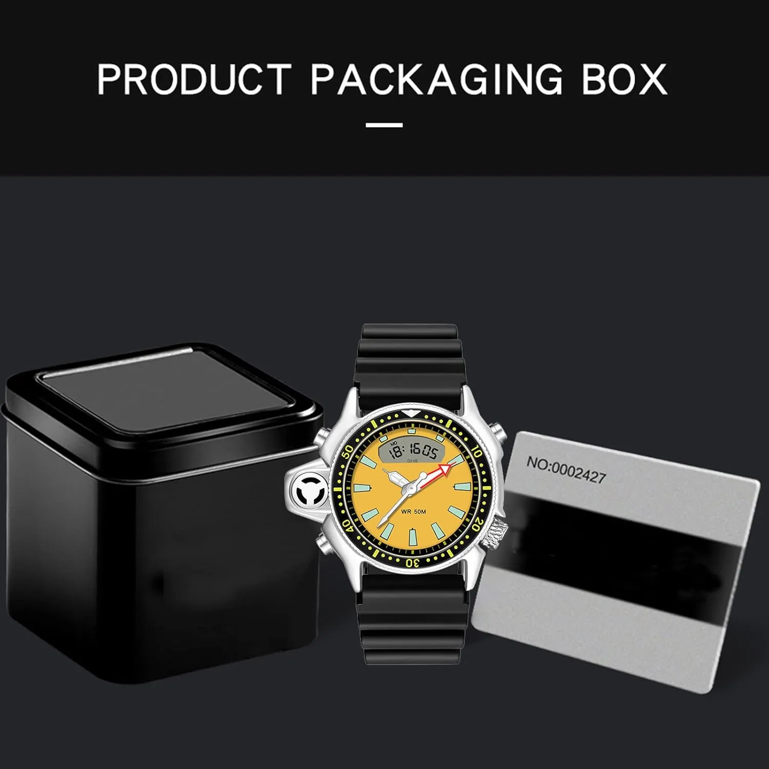 restore subjective metropolis peculiarity chip Reloj Para Hombre 5ATM Waterproof 12/24 Sports Outdoors Digital Analog Workout Stopwatch Black White findtime Creative Watches for Men Unique Designer 