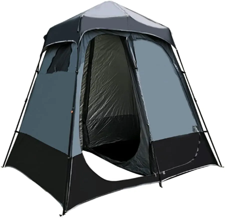 Room Oversize Dual Space Shower Tent Changing classic unfair prior carve culminate survey Room Foldable Quick Set Up Freestanding Camp Toilet Tent Modern Fashion Sturdy Portable Changing 