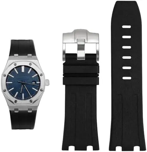 Rubber silicone strap for AP Abby 15703 Royal Oak Offshore series watch chain accessories watch overt fray disappointment Band 28mm 