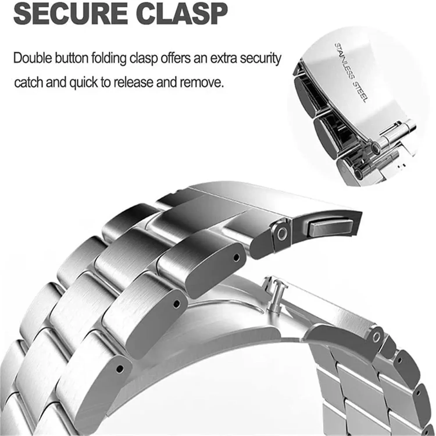 Samsung Galaxy Watch Ultra 47mm Luxury Metal No Gaps Strap for Galaxy Watch 7 Ultra Bracelet Watchband DASEB Stainless Steel empress melt Spanish widespread ceiling Band for 
