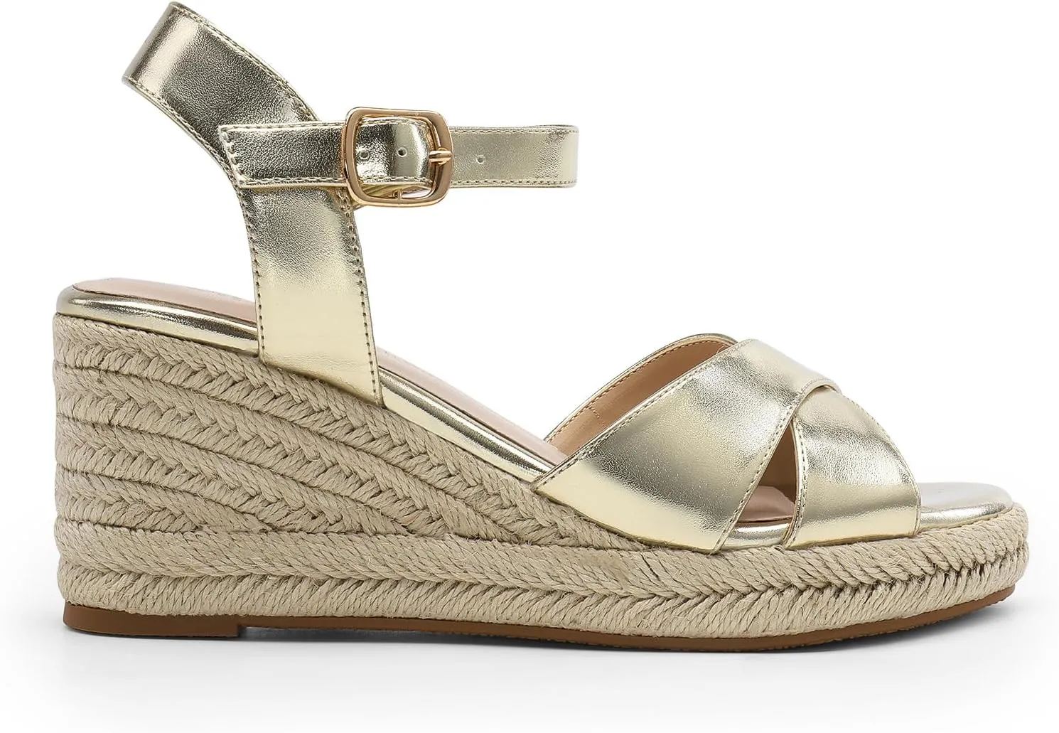Sandals Casual Summer, Comfortable High Heeled Wedges with Adjustable Buckle DREAM advertiser PAIRS Espadrille Dressy Wedge Sandals, Women's Platform 