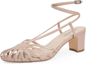 Sandals Square Toe Strappy reptile Heels for Women Ankle Strap Block Chunky Mid Heel Shoes Womens Heeled 
